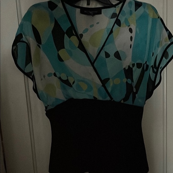 Stylish Blue and Black Women's Top - Picture 1 of 13